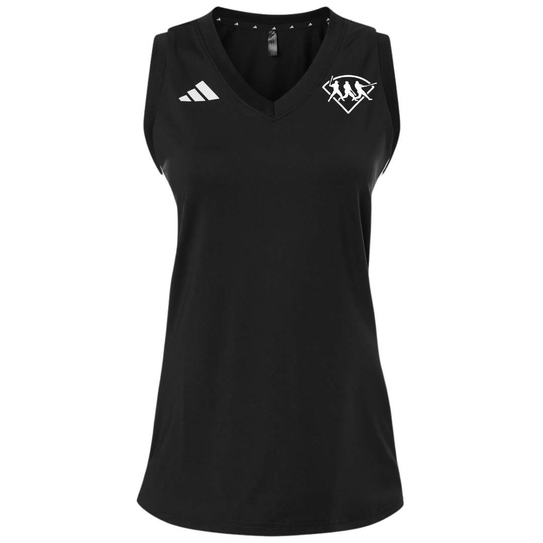 Adidas Women's Quickset V-Neck Sleeveless Jersey