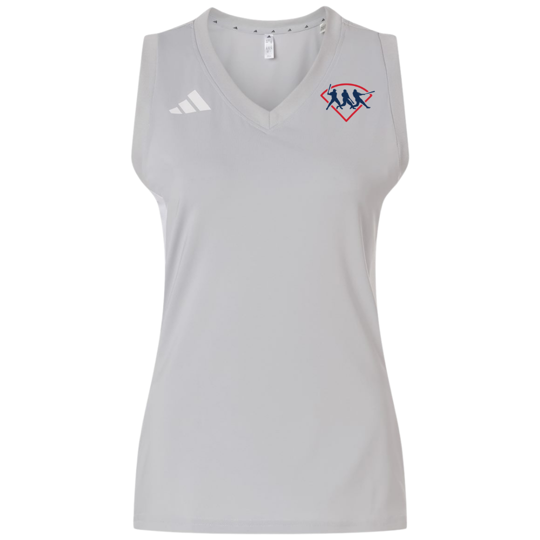 Adidas Women's Quickset V-Neck Sleeveless Jersey