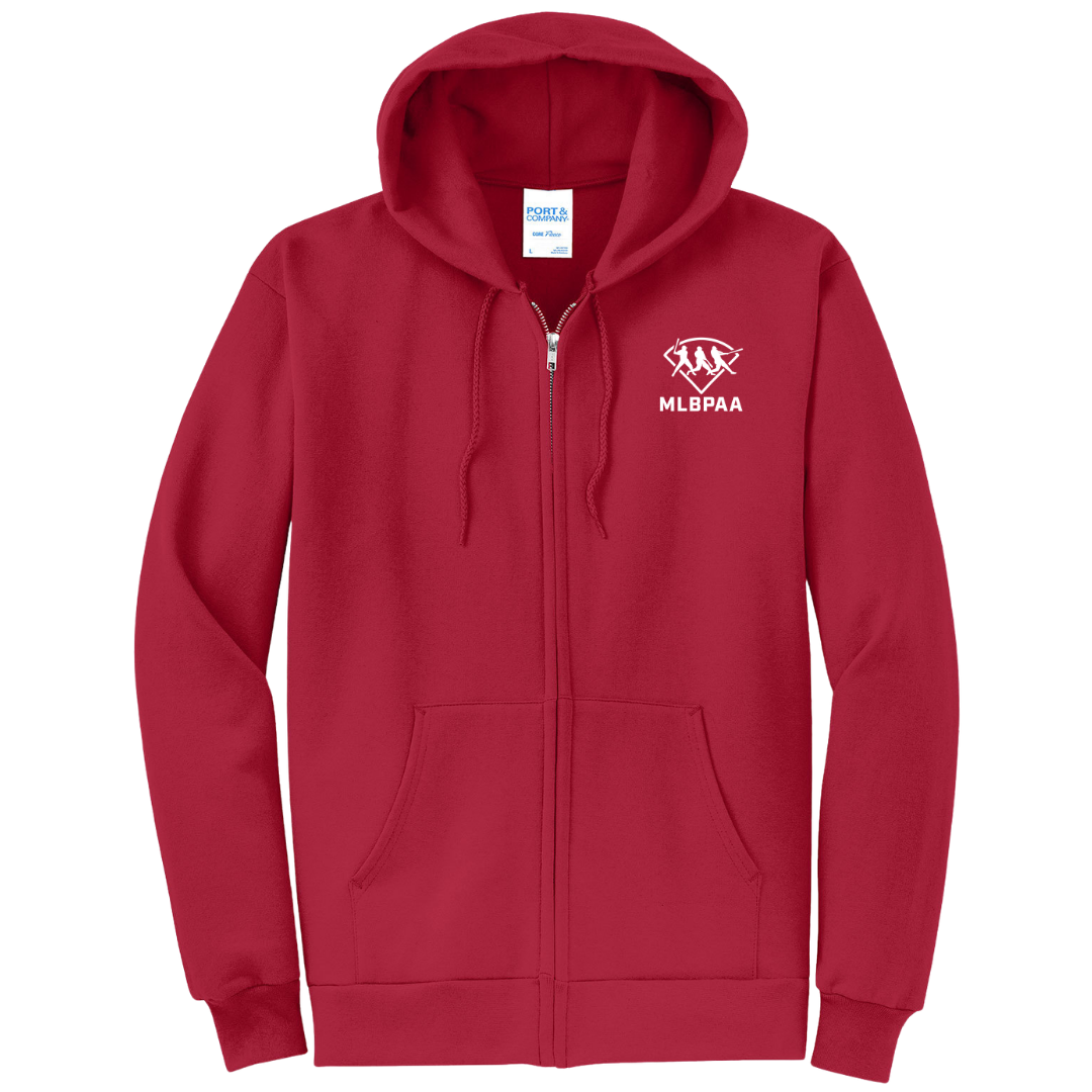 Port & Co™ Men's Core Fleece Full-Zip Hooded Sweatshirt