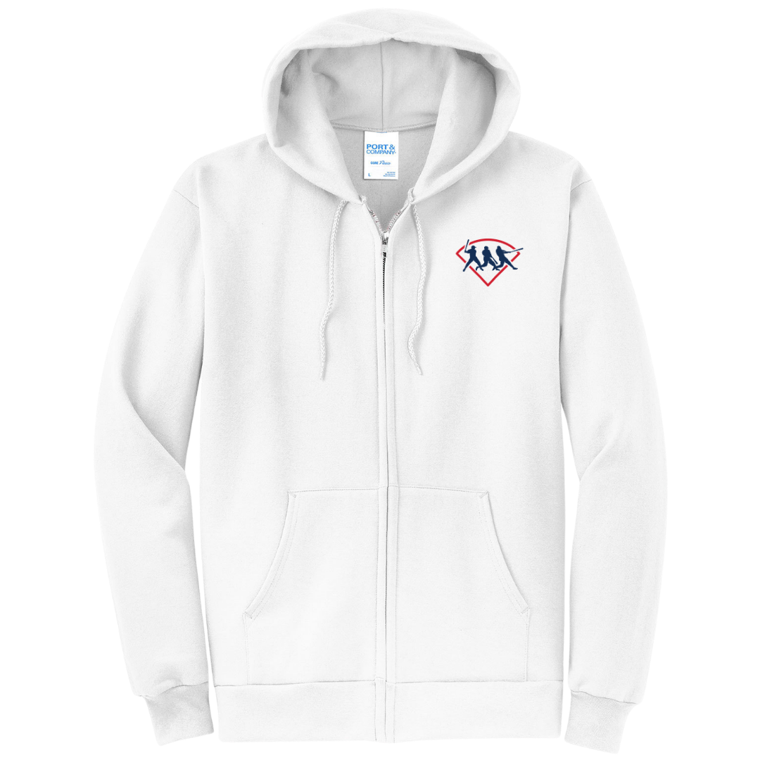 Port & Co™ Men's Core Fleece Full-Zip Hooded Sweatshirt