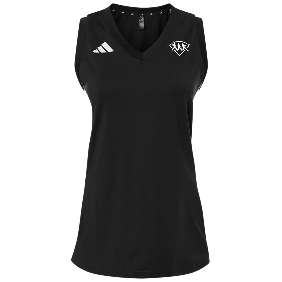 Adidas Women's Quickset V-Neck Sleeveless Jersey