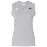 Adidas Women's Quickset V-Neck Sleeveless Jersey