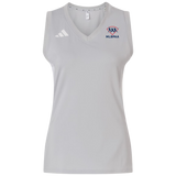 Adidas Women's Quickset V-Neck Sleeveless Jersey