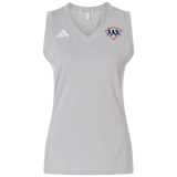 Adidas Women's Quickset V-Neck Sleeveless Jersey