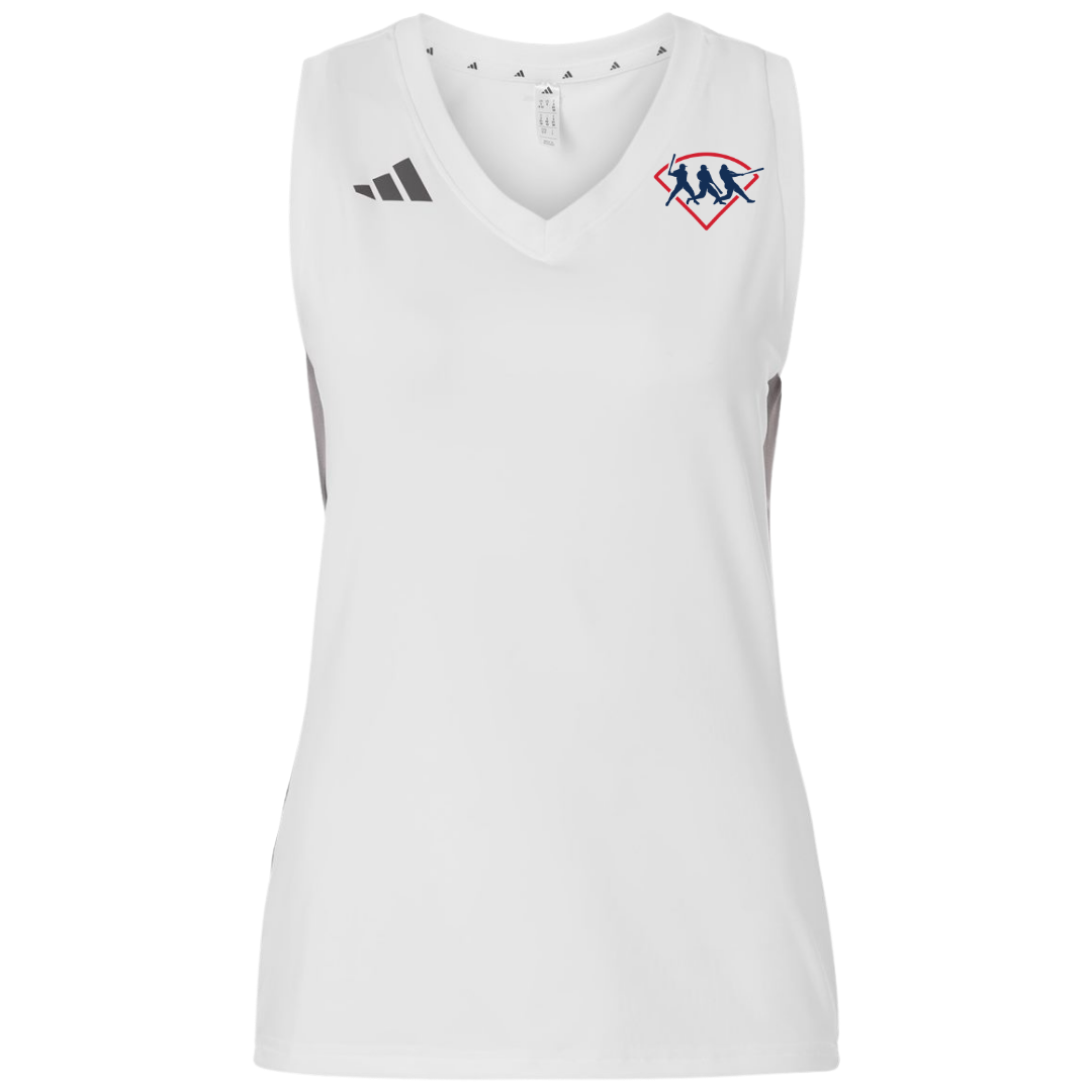 Adidas Women's Quickset V-Neck Sleeveless Jersey