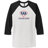 Next Level Apparel® Adult Tri-Blend 3/4-Sleeve Raglan Tee