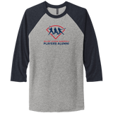 Next Level Apparel® Adult Tri-Blend 3/4-Sleeve Raglan Tee