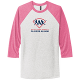 Next Level Apparel® Adult Tri-Blend 3/4-Sleeve Raglan Tee