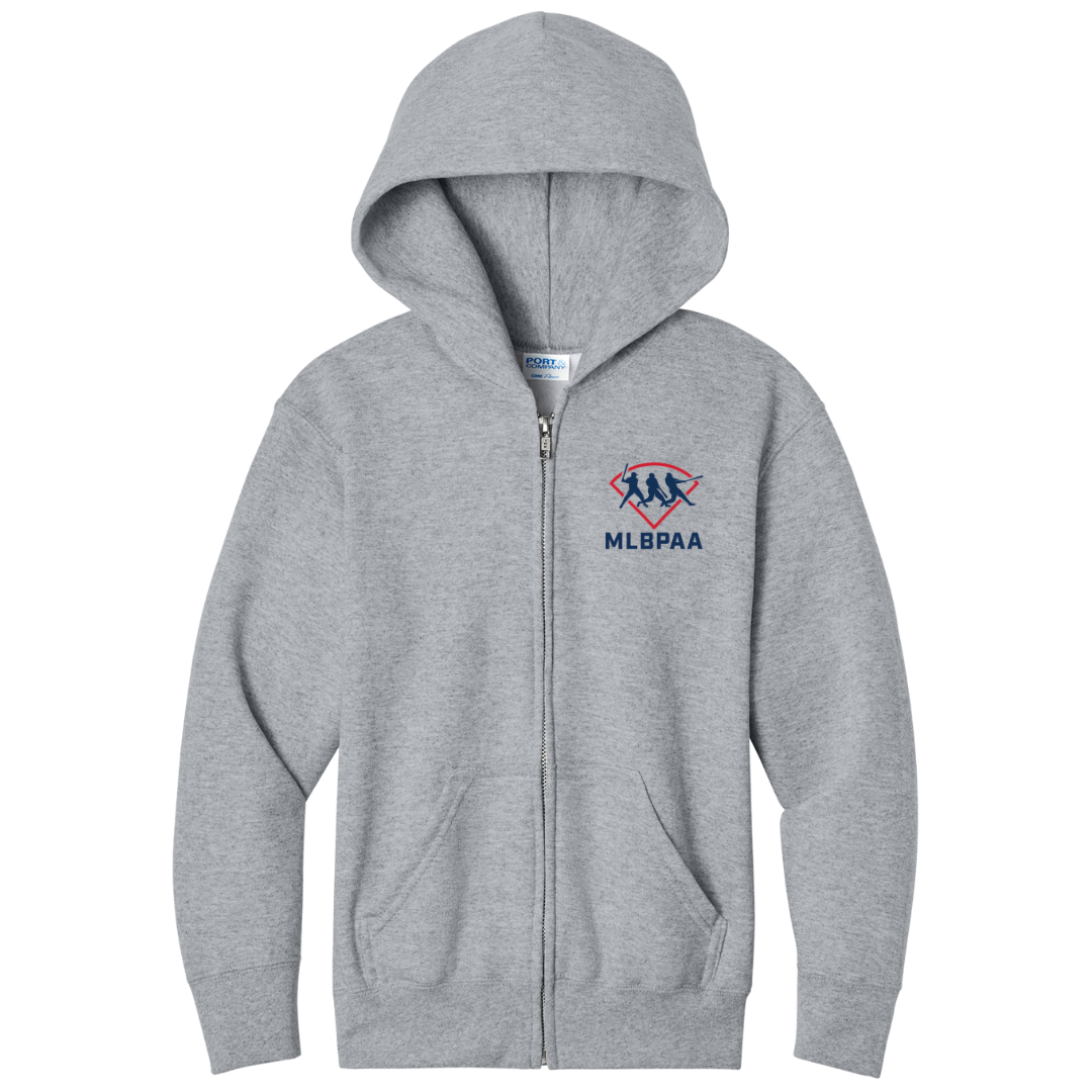 Port & Co™ Youth Core Fleece Full-Zip Hooded Sweatshirt