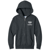 Port & Co™ Youth Core Fleece Full-Zip Hooded Sweatshirt