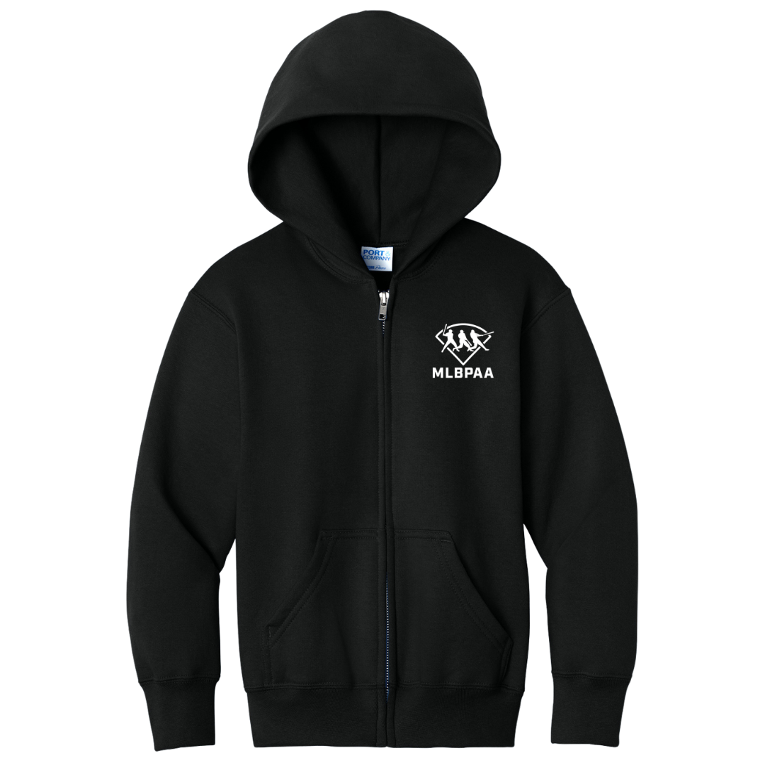 Port & Co™ Youth Core Fleece Full-Zip Hooded Sweatshirt