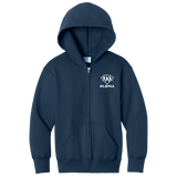 Port & Co™ Youth Core Fleece Full-Zip Hooded Sweatshirt