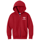 Port & Co™ Youth Core Fleece Full-Zip Hooded Sweatshirt