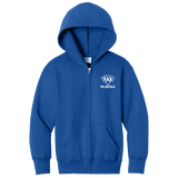 Port & Co™ Youth Core Fleece Full-Zip Hooded Sweatshirt