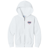 Port & Co™ Youth Core Fleece Full-Zip Hooded Sweatshirt