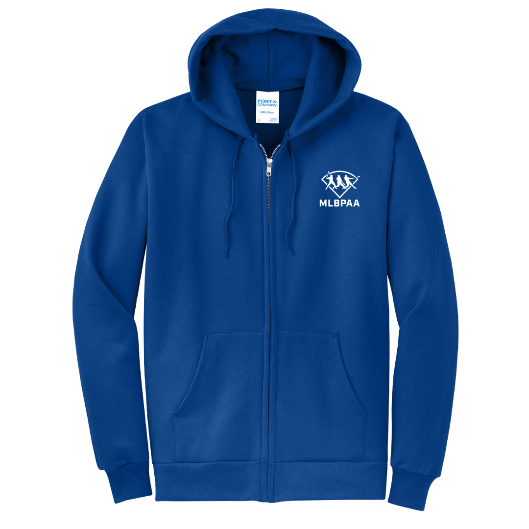 Port & Co™ Men's Core Fleece Full-Zip Hooded Sweatshirt
