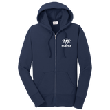 Port & Co™ Women's Core Fleece Full-Zip Hooded Sweatshirt