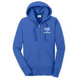 Port & Co™ Women's Core Fleece Full-Zip Hooded Sweatshirt